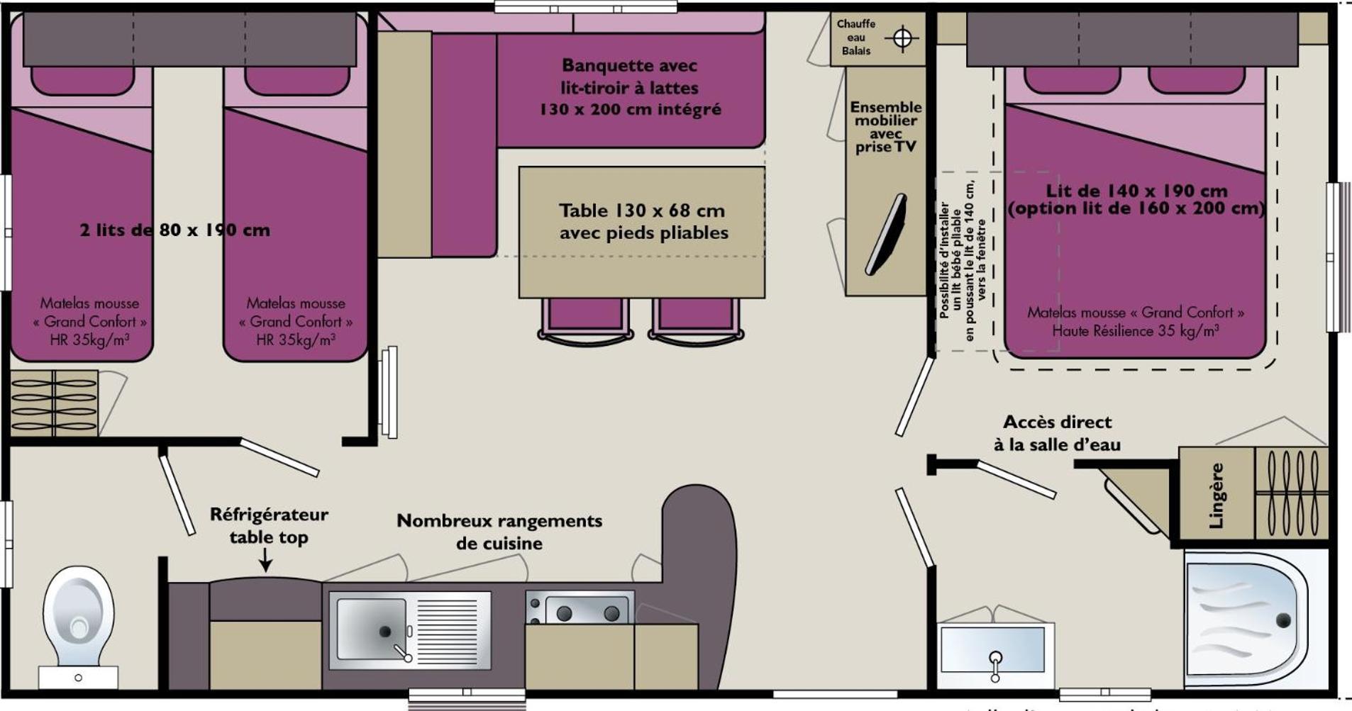 Camping Baradis Commensacq Buitenkant foto